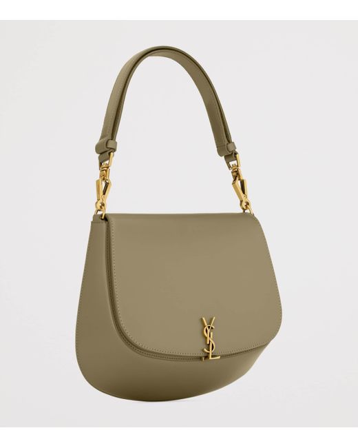 Saint Laurent Gray Voltaire Top-Handle Bag