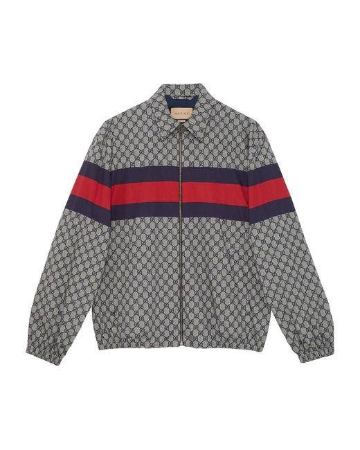 Gucci Gray Gg Bomber Jacket for men