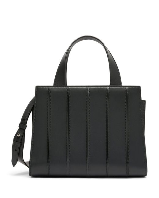 Max Mara Black Medium Whitney Top-Handle Bag