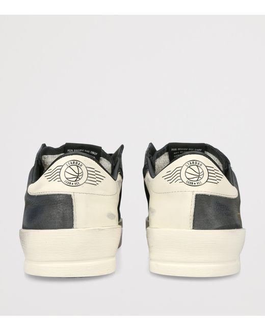 Golden Goose Deluxe Brand Brown Suede Distressed Stardan Sneakers for men