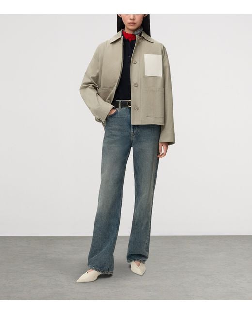 Loewe Green Cotton Workwear Jacket