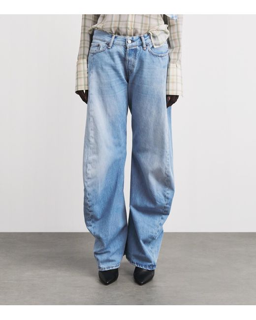 Acne Blue Vintage 2006 Wide-Leg Jeans