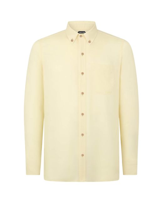 Tom Ford Natural Cotton Slim Shirt for men