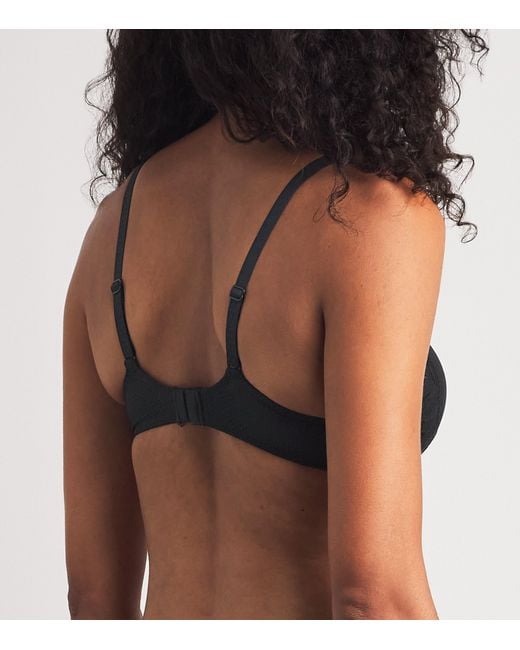 Chantelle Black Fleurs Memory T-Shirt Bra
