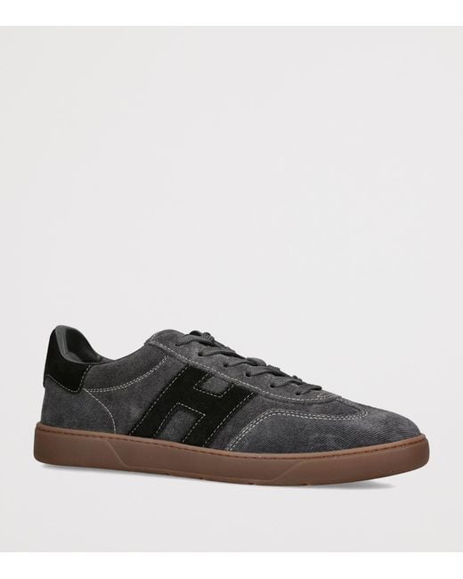 Hogan Black Suede Cool Sneakers for men