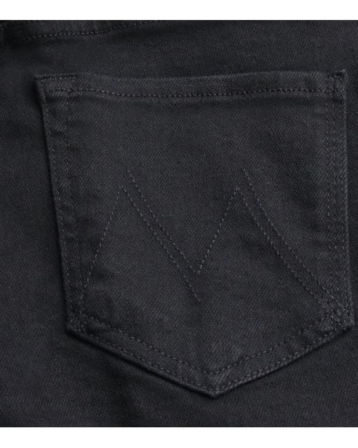 Mother Black The Weekender Flared Jeans