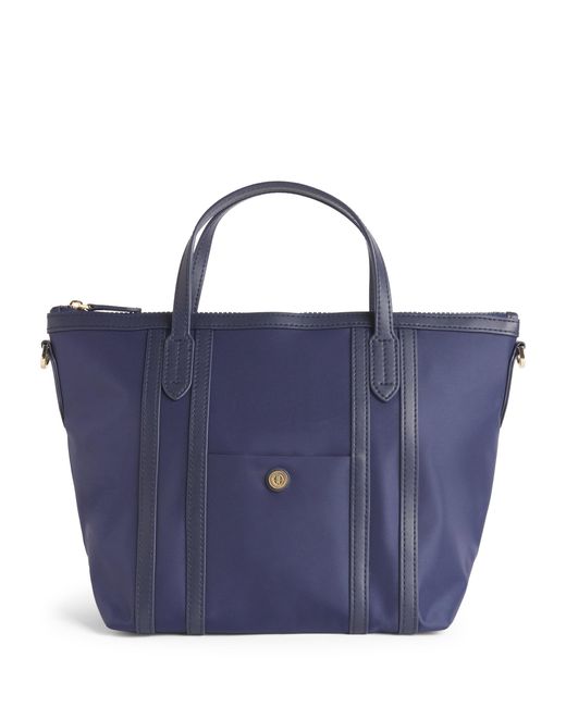 Harrods Blue Grab Nylon Jetsetter Tote Bag