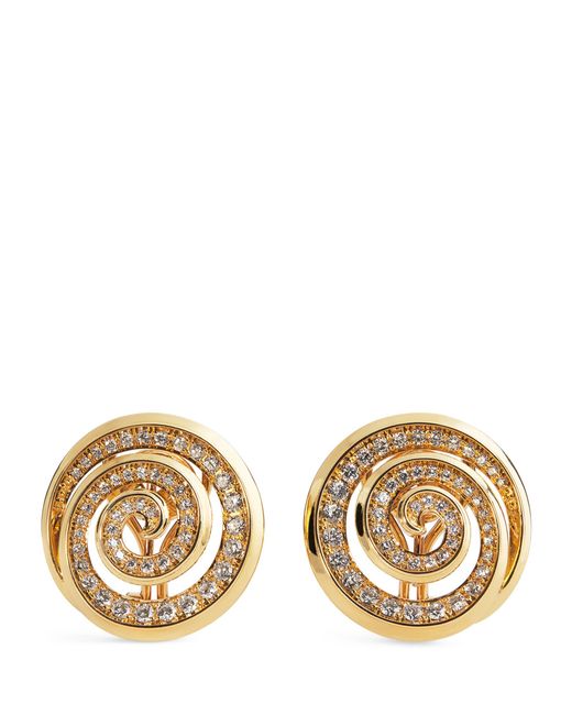 Emily P. Wheeler Metallic And Diamond Spiral Stud Earrings