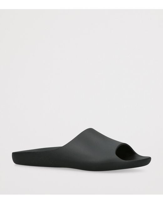 The Row Black Ama Rubber Slides