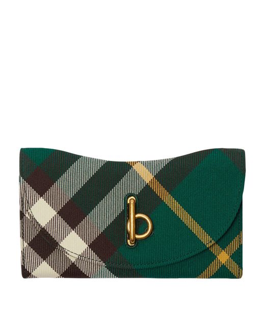 Burberry Green Rocking Horse Continental Wallet
