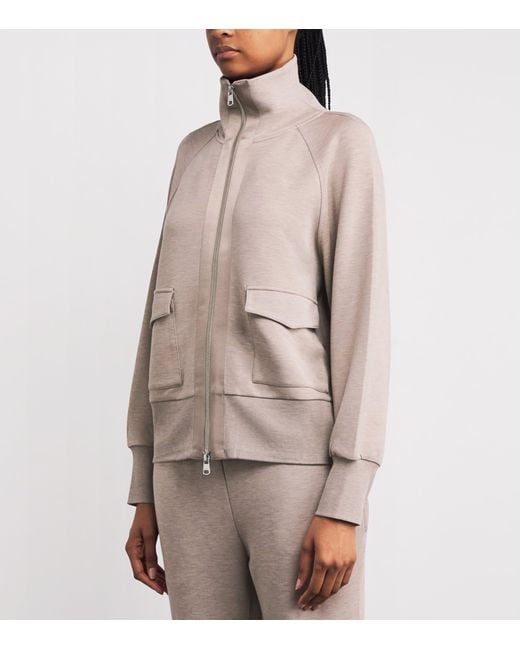 Varley Natural Roxbury Zip-Up Sweatshirt