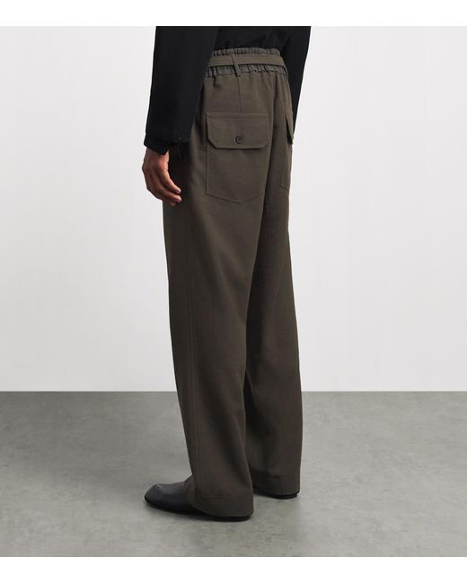Craig Green Gray Cotton Utility Trousers for men