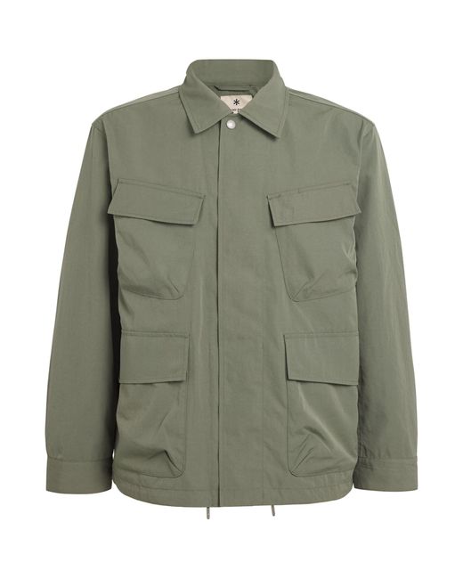 Snow Peak Green Takibi Weather Cloth Field Jacket for men