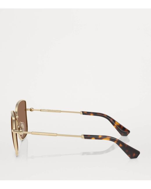Burberry Brown Pilot Sunglasses