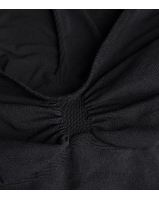 Skims Black Seamless Sculpt Low Back Bodysuit