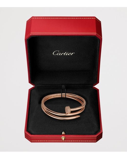 Cartier White And Diamond Juste Un Clou Bangle