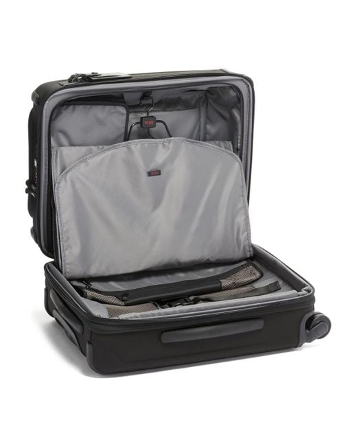 Tumi Black Alpha 3 Continental Dual Access 4-Wheel Carry-On Case for men