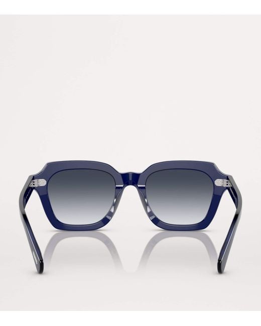 Oliver Peoples Blue Acetate Kienna Sunglasses