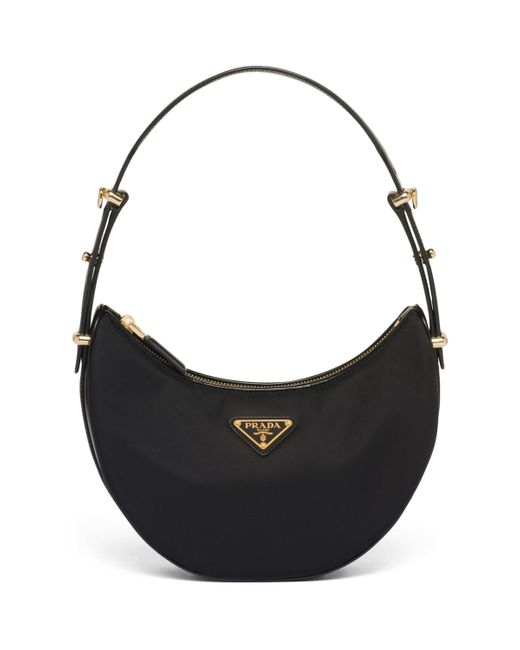 Prada logo nylon shoulder bag new arrivals