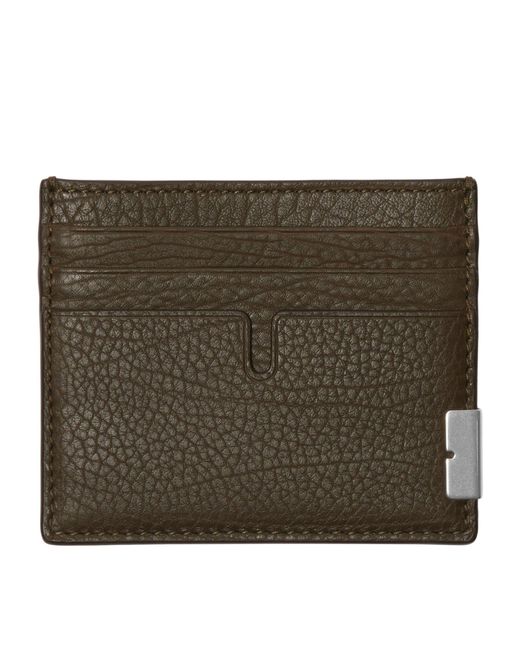 Burberry Brown Leather B-cut Card Holder