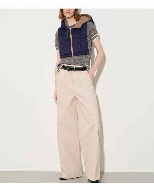 MAX&Co. Brown Reversible Gilet