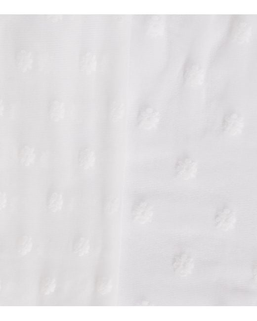 Wolford White Daisy Tights