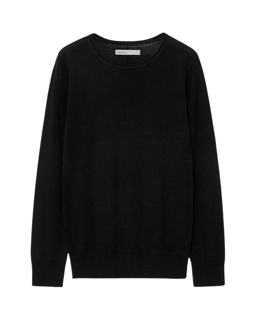 AllSaints Black Merino Wool Coyte Sweater