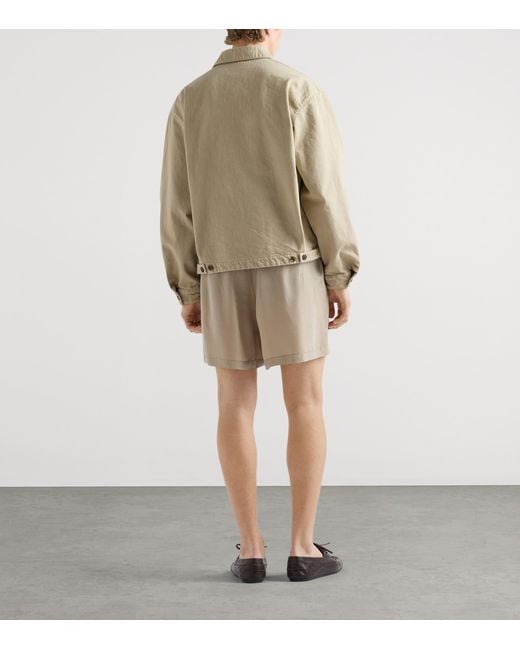 Prada Natural Old Denim Blouson Jacket for men
