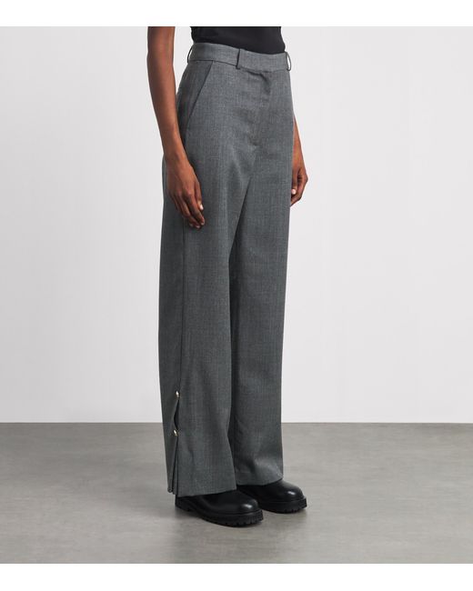 Claudie Pierlot Gray Virgin Wool Trousers