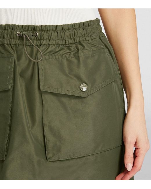 Moncler Green Mini Skirt