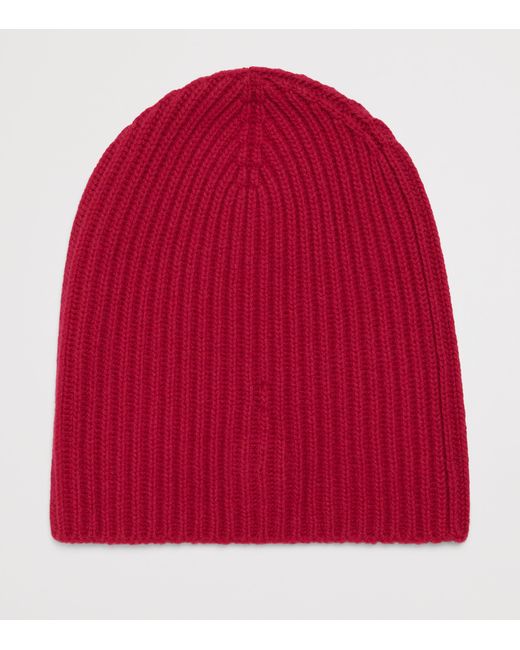 Johnstons Red Cashmere Lovat Beanie