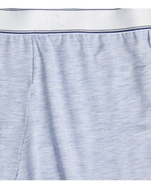 Derek Rose Blue Micro Modal Trunks for men