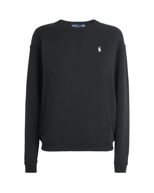 Polo Ralph Lauren Black Fleece Polo Pony Sweatshirt