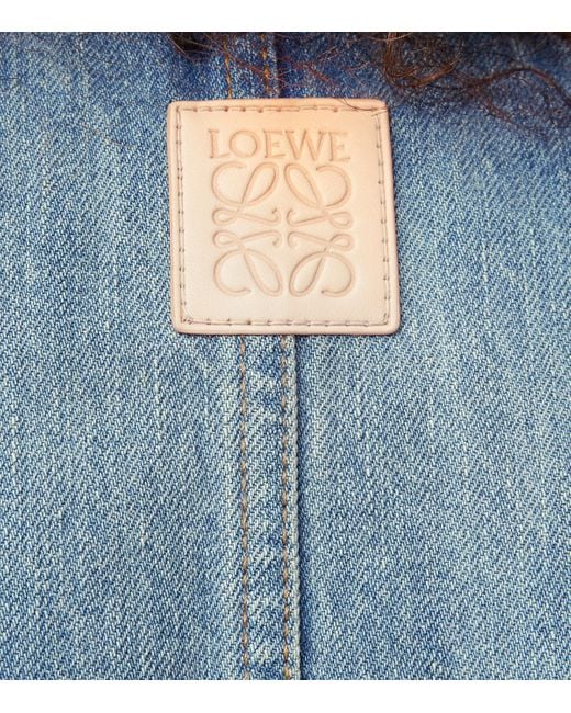 Loewe Blue Trapeze Denim Jacket