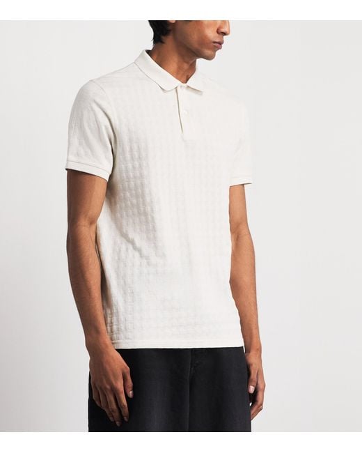 Barbour White Faversham Polo Shirt for men