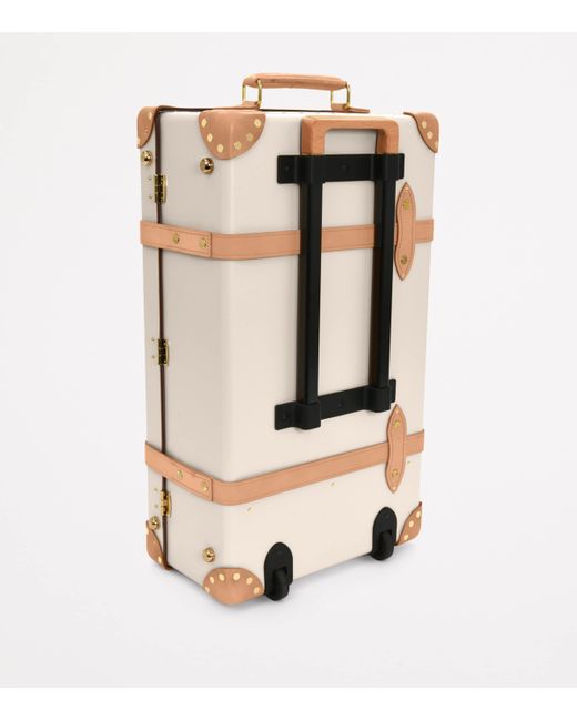 Globe-Trotter White Medium Safari 2-Wheel Suitcase