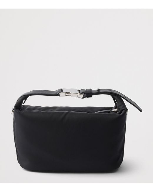 Prada Black Mini Re-Nylon Cherie Top-Handle Bag