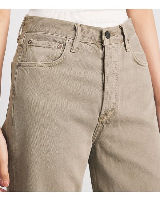 Agolde Natural Ren Wide-Leg Jeans