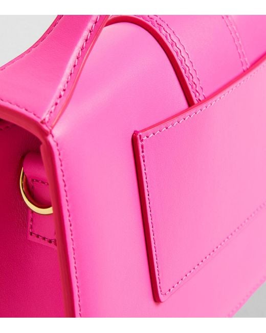 Jacquemus Pink Leather Le Grand Bambino Shoulder Bag