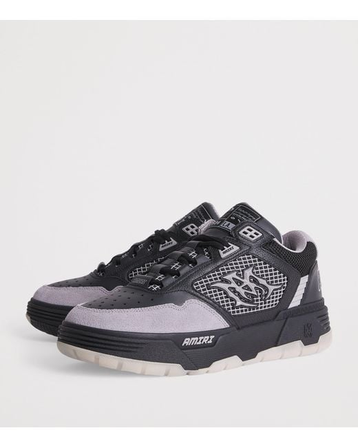Amiri Gray Leather Ma-94 Sneakers for men