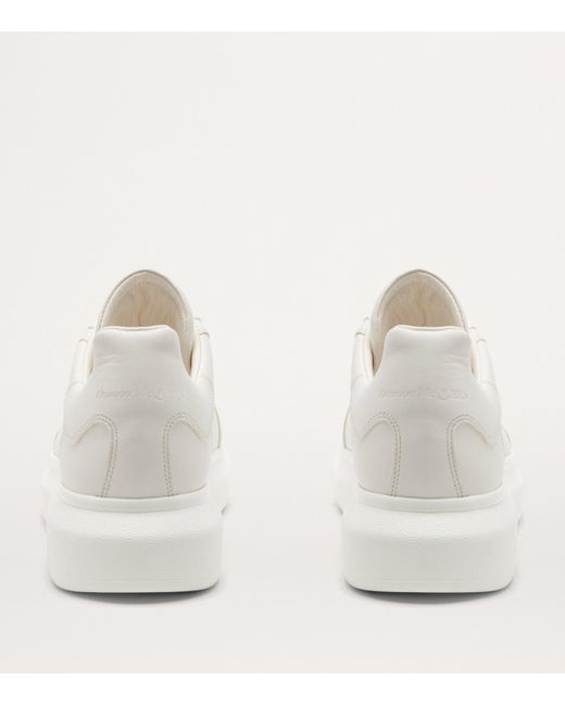 Alexander McQueen White Leather Oversized Retro Sneakers for men