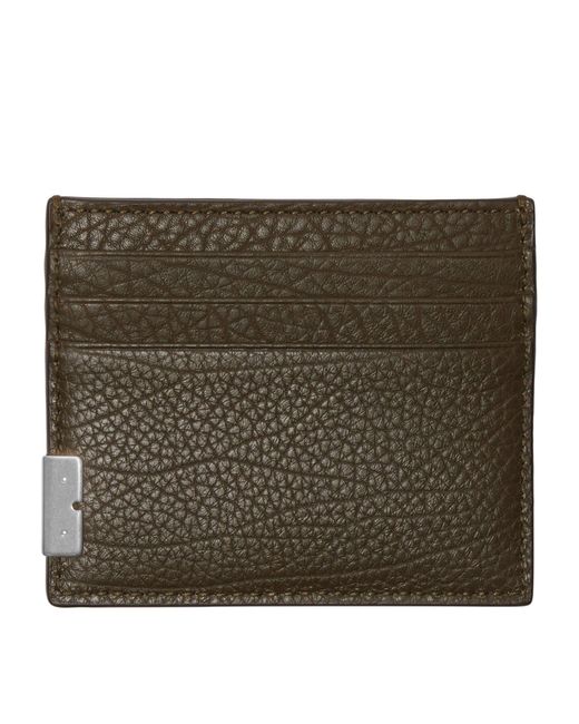 Burberry Brown Leather B-cut Card Holder