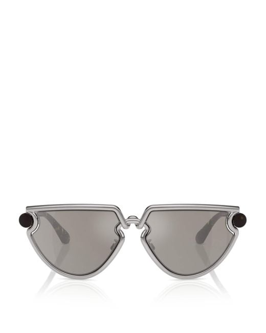 Burberry Gray Metal 0Be3152 Sunglasses