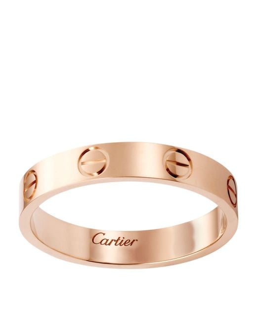 Cartier Pink Rose Gold Love Wedding Band