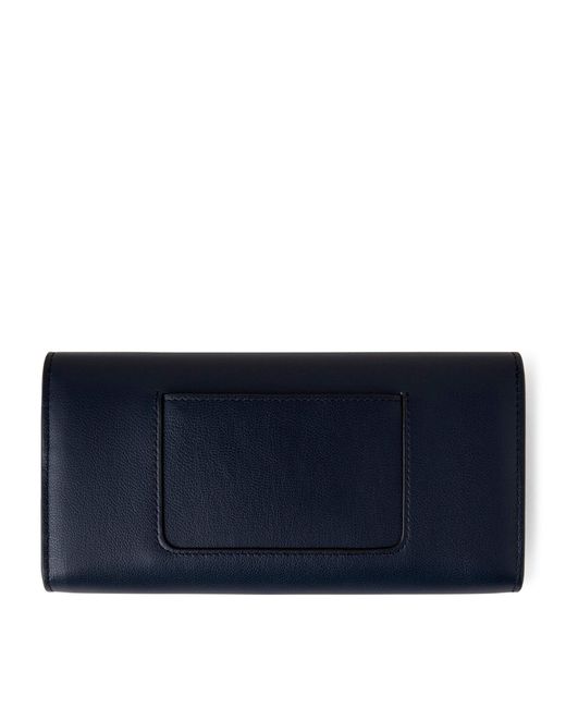 Mulberry Blue Leather Darley Wallet