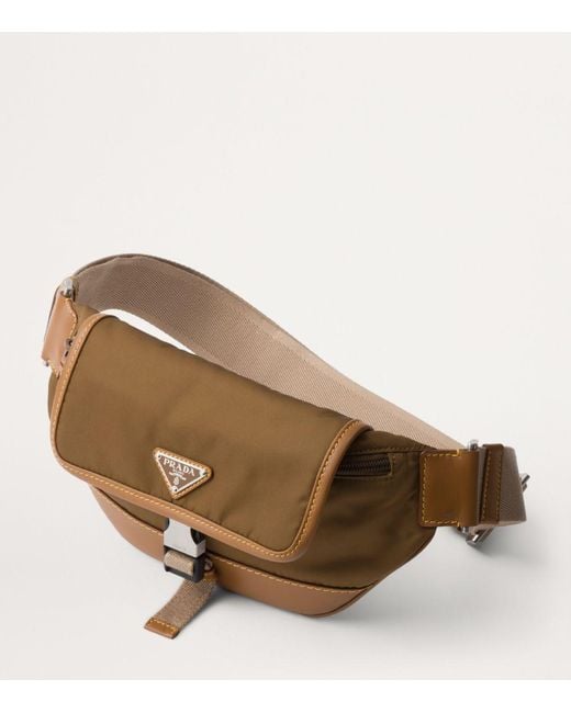 Prada Brown Re-Nylon Cross-Body Bag for men