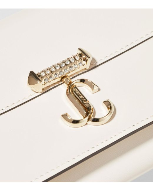 Jimmy Choo Natural Leather Varenne Chain Wallet