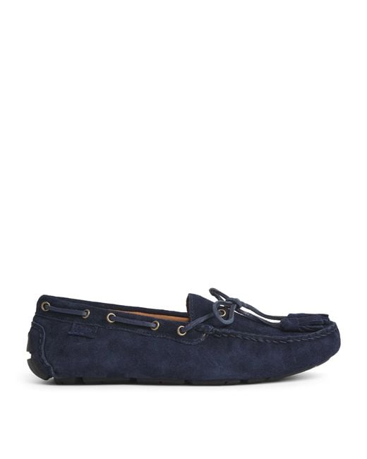 Polo Ralph Lauren Blue Suede Tasselled Anders Loafers for men