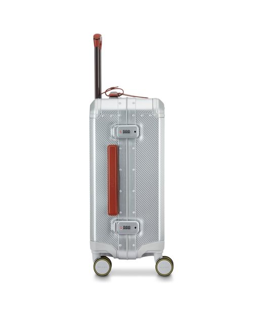 Delsey White Alur Cabin Spinner Suitcase