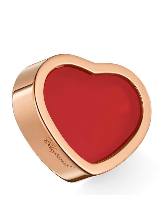 Chopard Red And Carnelian My Happy Hearts Single Earring